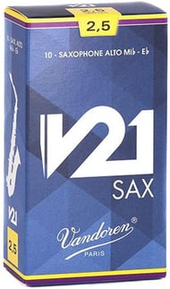 Alto Saxophone V21 Reeds - Box of 10 - 2.5 Strength